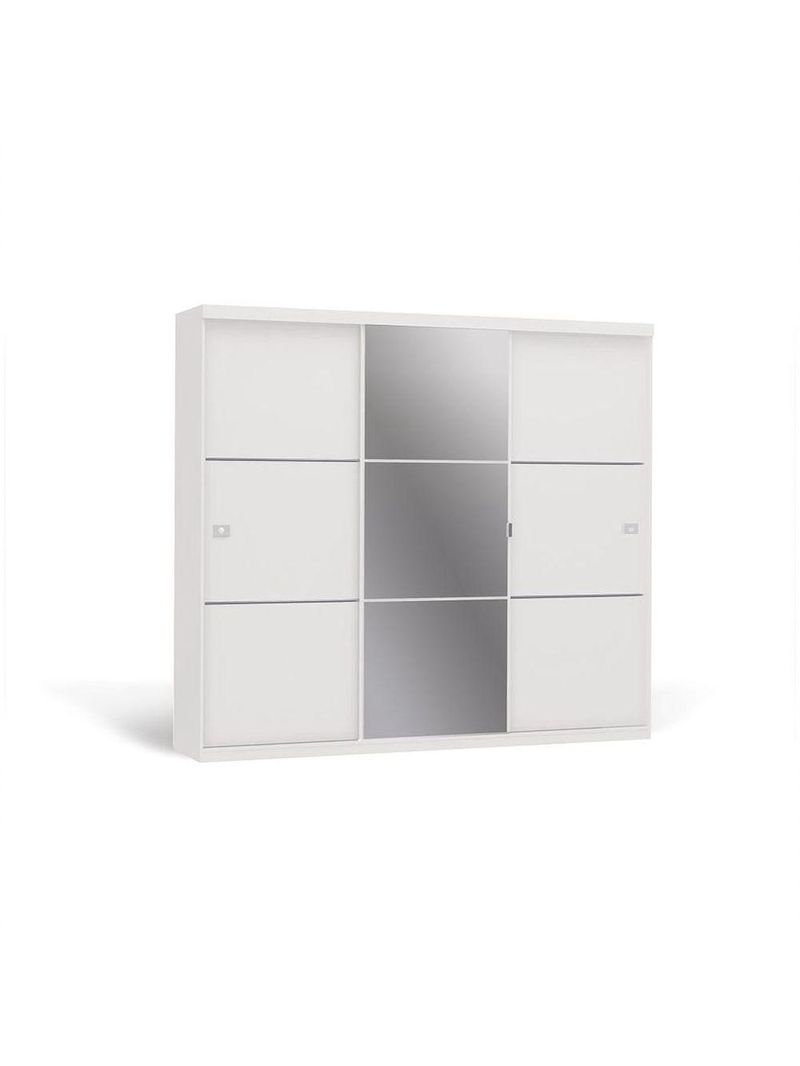 Guarda-Roupa Casal Kappesberg 3 Portas 3 Gavetas Branco S743