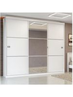 Guarda-Roupa Casal Kappesberg 3 Portas 3 Gavetas Branco S743