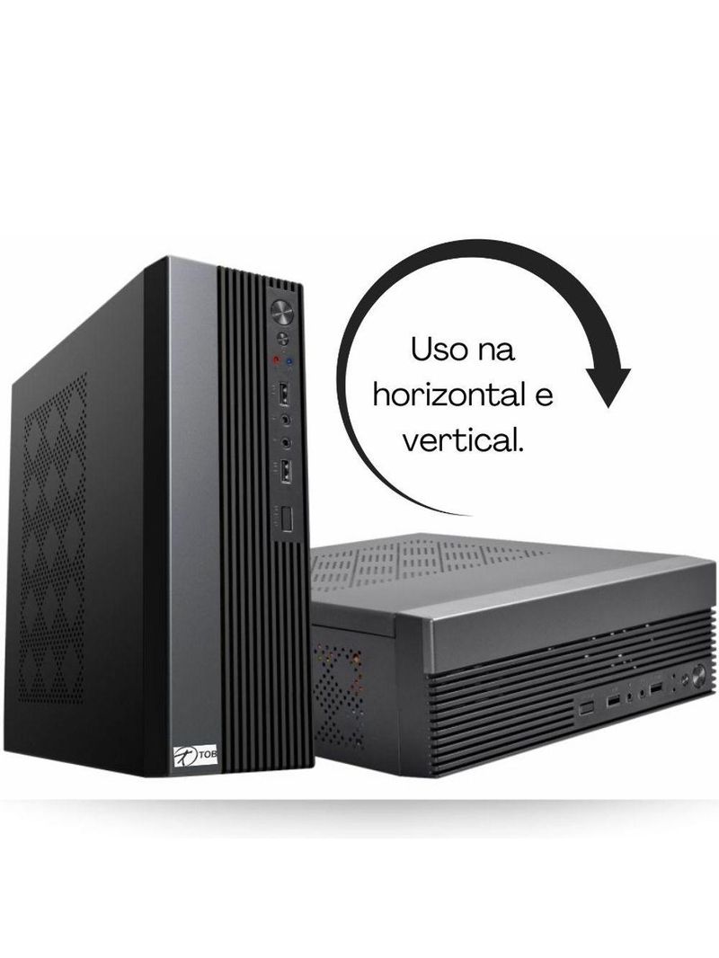 Computador Tob Slim Compacto 4ª Geração Intel Core I7 Ssd 120gb RAM 8gb Windows 10 Trial Desktop