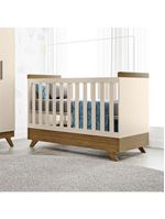 Berço Americano Retro Vitória Off White Carvalho – Canaã