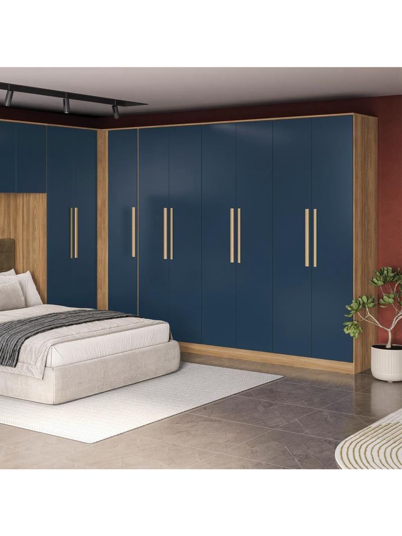 Guarda-roupa 6 Portas 4 Gavetas Kappesberg Adapt