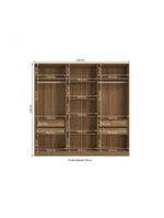 Guarda-roupa 6 Portas 4 Gavetas Kappesberg Adapt