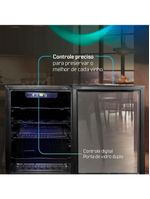 Adega de Vinhos Compressor HQ 48 Litros 16 Garrafas Preto HQ-AV16H 127V