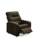 Poltrona Dallas Veludo Marrom Js Móveis Marrom