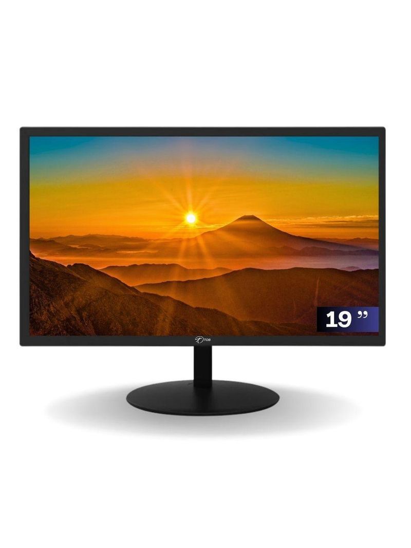 Computador Tob Intel Core I3 Ssd 240gb Memória 8gb Windows 10 Pro Trial  Teclado E Mouse Monitor 19