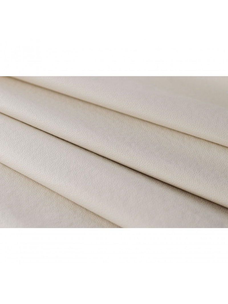 Cabeceira Queen Reta Luxo 160x60 Courino Off White - Tachas Fumê