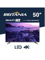 Smart 50” Britânia Roku LED Dolby Audio Bivolt