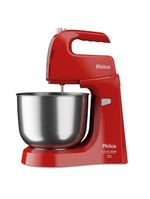 Batedeira Philco Crome Base Inox Turbo Duo Mixer 4L 550W 110V