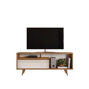 Rack Bancada Para Tv Até 60 Polegadas Nt 1285 Notável - Freijo/Off White