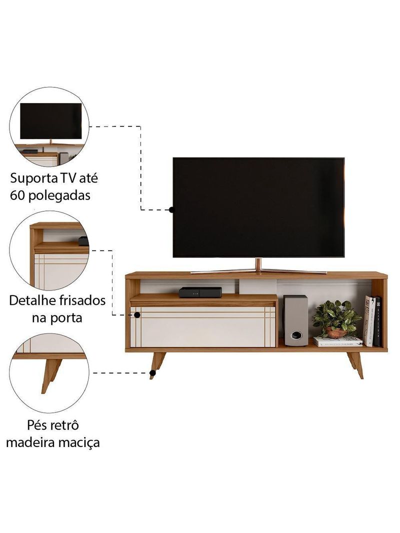 Rack Bancada Para Tv Até 60 Polegadas Nt 1285