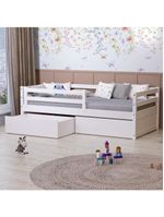 Cama Infantil Dreams Madeira Maciça Branco Megamobilia