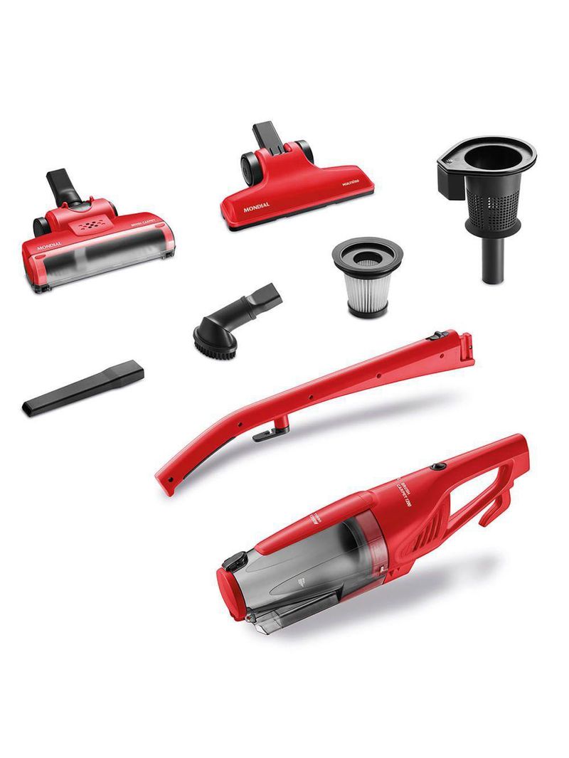 Aspirador De Pó Mondial Brush Carpet 1200 220v Vermelho