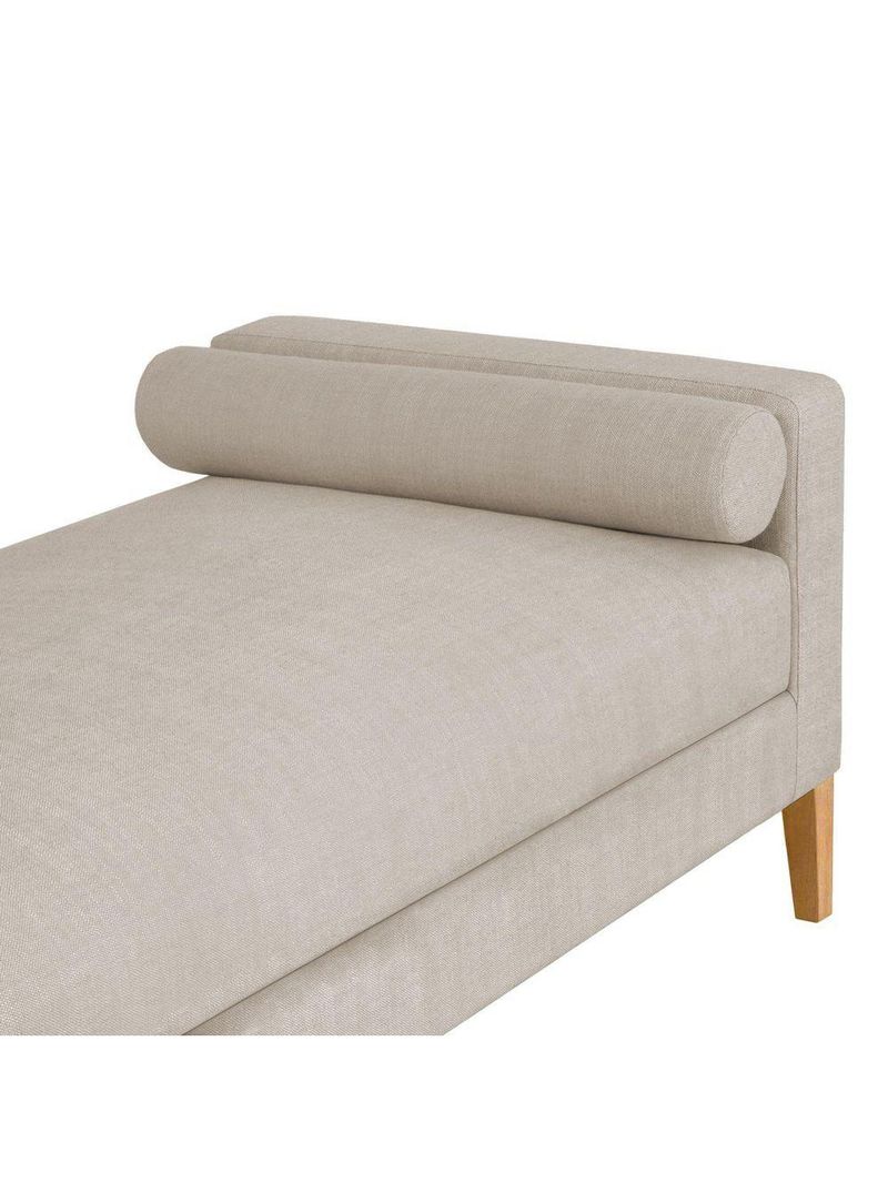 Recamier Berlim 1,20m Suede Bege - Inova Decorações