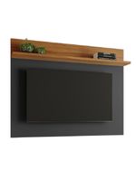 Painel Para Tv Smart Até 50 Polegadas Nt 1185 Notável Preto/ Freijó Trend 1,35m Preto