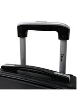 Mala de Bordo Pequena para Viagem em ABS IKA Vanguard Cadeado Integrado Rodas Duplas 360º Preto - P