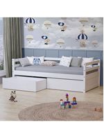 Cama Solteiro Dreams Com 02 Gavetas   Megamobilia