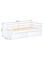 Cama Solteiro Dreams Com 02 Gavetas   Megamobilia