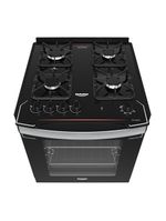 Fogão 4b Embutir Dako Diplomata Vidro Preto Bivolt