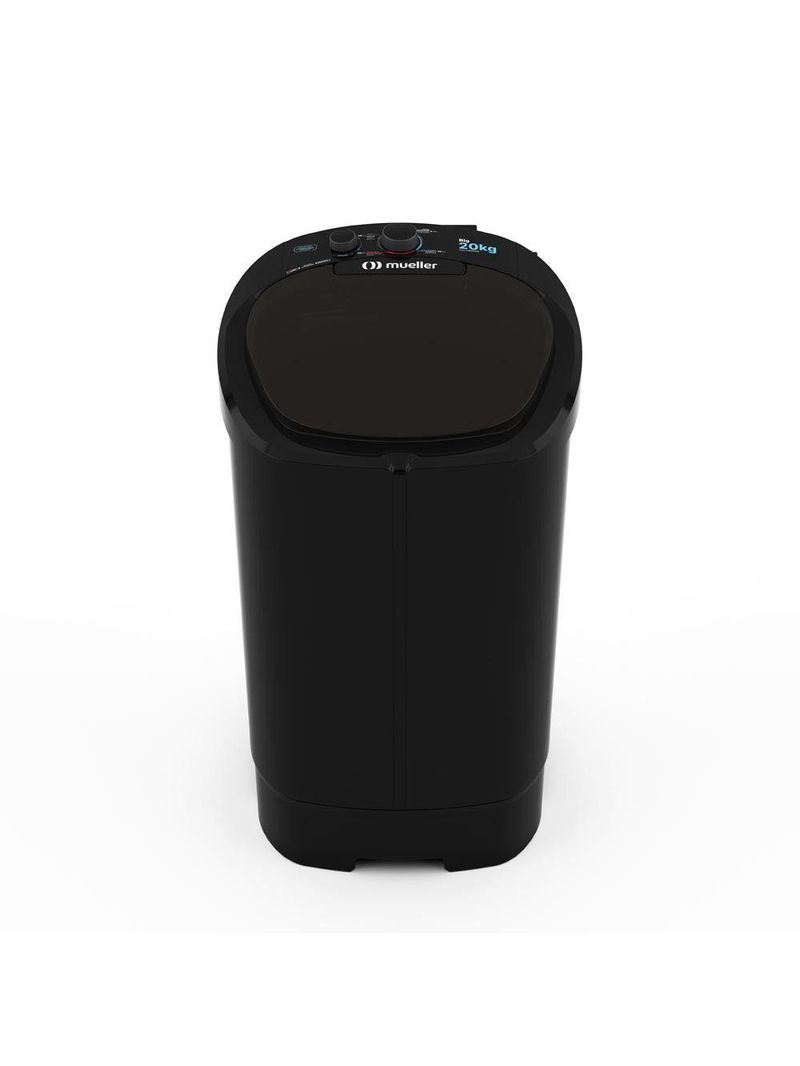 Lavadora Semiautomática Tanquinho Mueller 20kg Preto 127 V