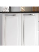 Armário de Cozinha Aço Compacto 105cm 6 Portas 2 Gavetas Itatiaia Pratika - Cor: Branco