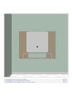 Painel Para Tv Até 48 Polegadas Com 2 Nichos Navi Bechara Branco Com Castanho