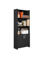 Escritório Compacto 2 Peças Office Tx Notável Móveis – Preto Tx