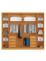 Guarda Roupa Casal Canadá 2030290 Cinamomo Off White - Aramóveis