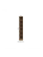 Guarda-roupa 1 Porta Kappesberg Adapt Nogueira/azul Profundo