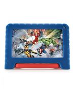 Tablet Multilaser Infantil Marvel Vingadores Tela 7 Wifi Azul Bivolt