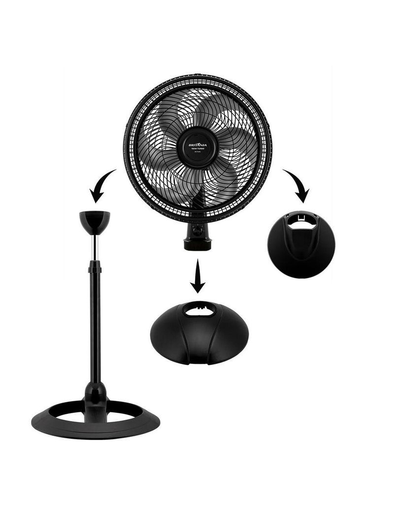 Ventilador De Coluna Britânia Turbo Silencioso 160W BVT466 110V