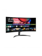 Monitor LG Myview Smart 34SR60QC-B Tela Curva 34