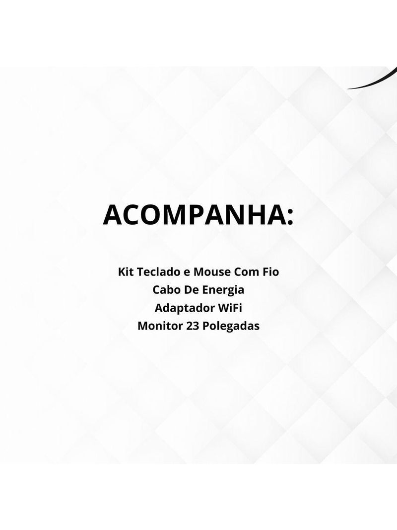 Computador Completo Intel Core I5 16gb Monitor 23 Hdmi Ssd 1tb Windows