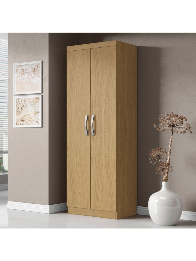 Armário Multiuso Organizador Lavanderia 2 Portas 3 Prateleiras 1,70m New Aramóveis Atacama