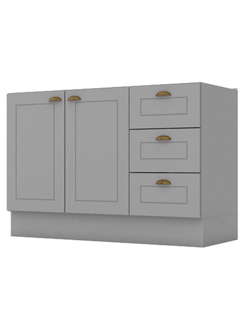 Balcão De Pia 120 Cm Nova York Cinza – Henn
