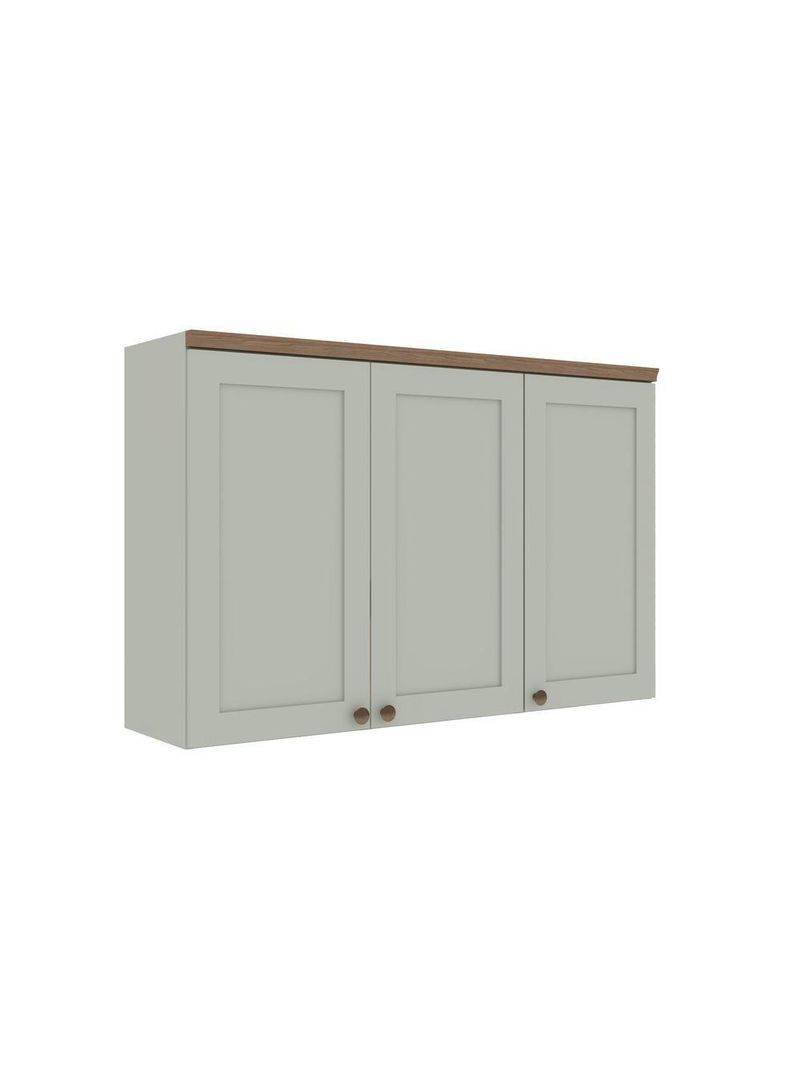 Armário De Cozinha Genialflex Iluminata Aéreo Hortelã