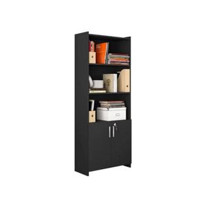 Armário Para Escritório Office Preto Notável Móveis Preto