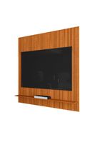 Painel Para Tv Até 55 Polegadas Ripado Impressão 3d Avante 1,34m Cedro Edn