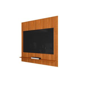 Painel Para Tv Até 55 Polegadas Ripado Impressão 3d Avante 1,34m Cedro Edn