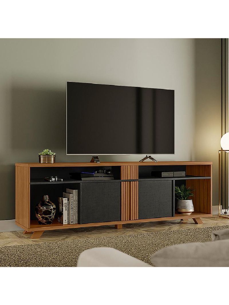 Rack Bancada Para Tv Até 70 Polegadas 1,80M Nt 1290