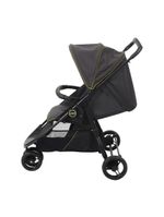 Carrinho de Bebê Burigotto CR3 - de 0 até 15kg - para Passeio - Cinza Escuro com Neon