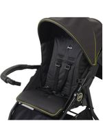 Carrinho de Bebê Burigotto CR3 - de 0 até 15kg - para Passeio - Cinza Escuro com Neon