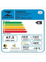 Geladeira 489L Philco Frost Free Side By Side Inox PRF504I 110V