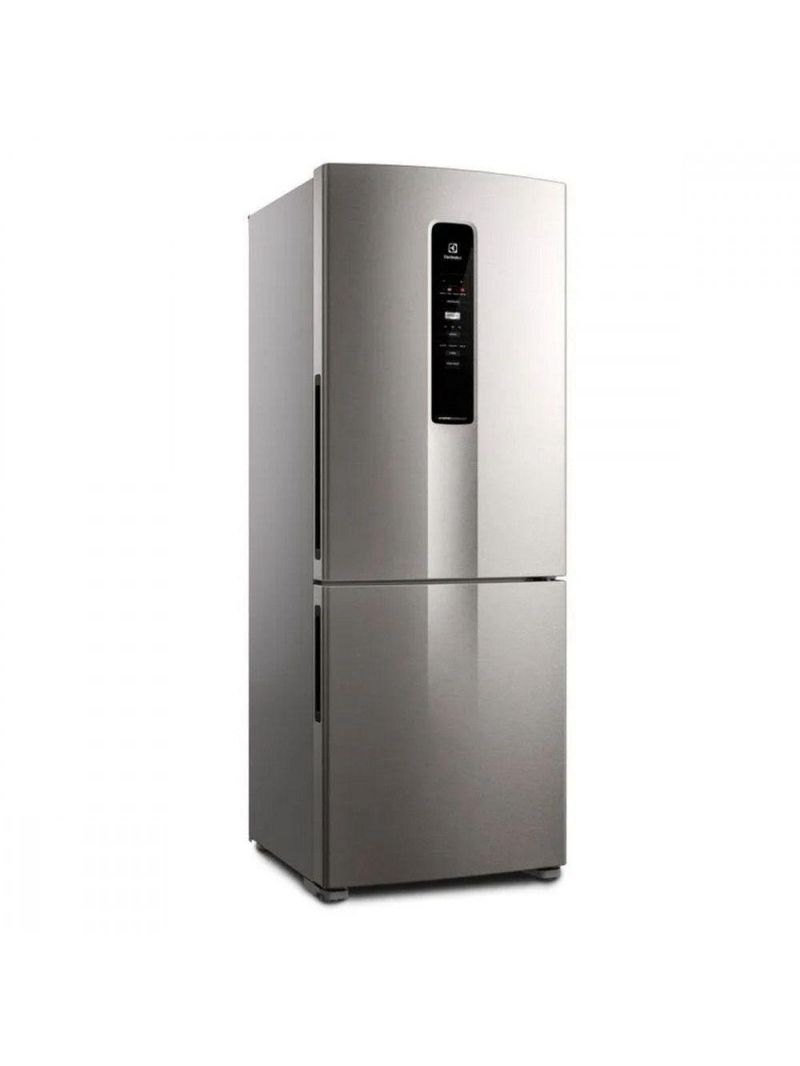 Geladeira Electrolux 490L Efficient Com Autosense Inverse Inox IB7S 127V