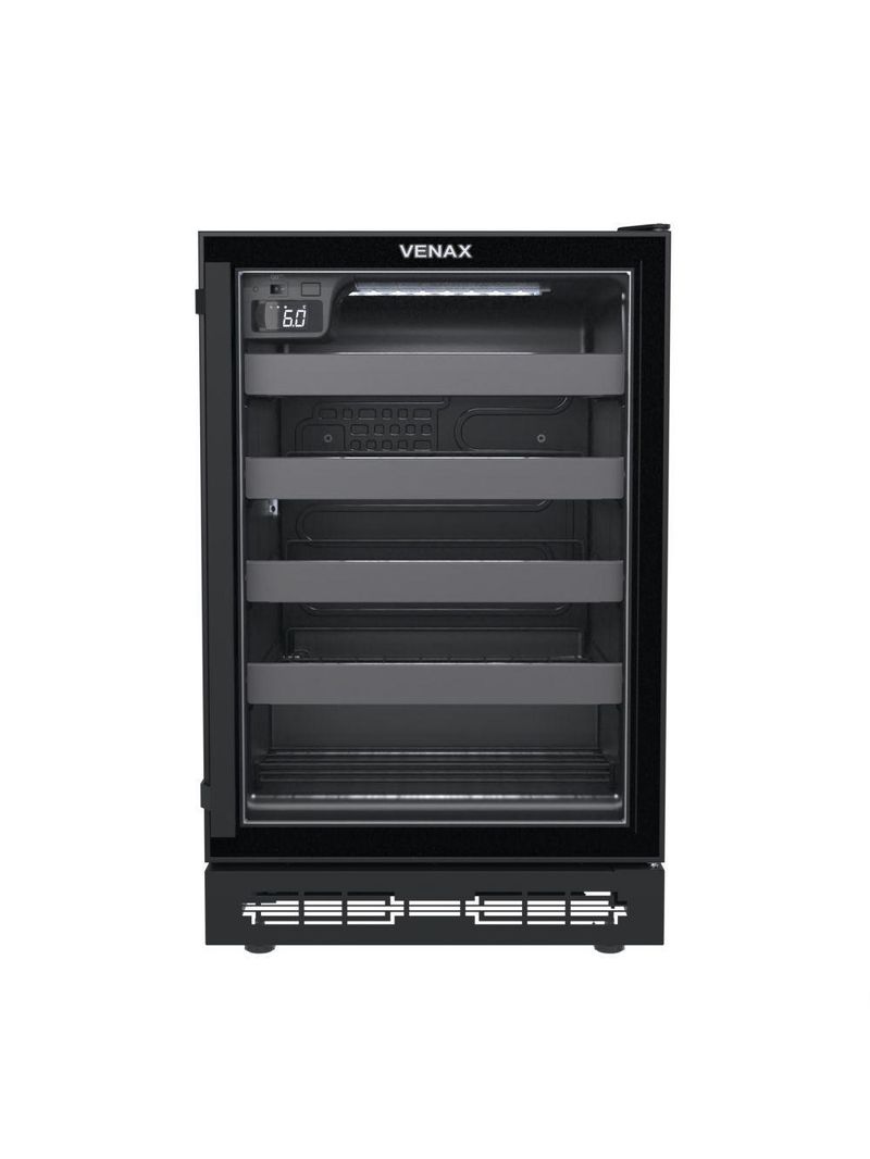 Adega De Embutir Venax Cave In 100 82L Preto Fosco 127V