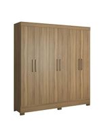 Guarda Roupa Casal Prático Amêndola Touch - Demóbile