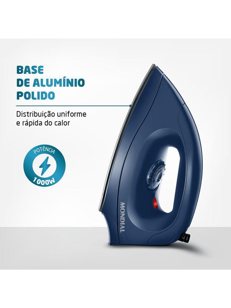 Ferro A Seco Mondial - Fsn-55-bl 60hz 127V