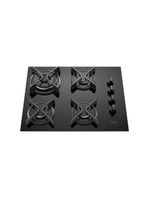 Cooktop Dako Supreme 4 Bocas Tripla Chama Preto Bivolt