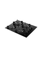 Cooktop Dako Supreme 4 Bocas Tripla Chama Preto Bivolt