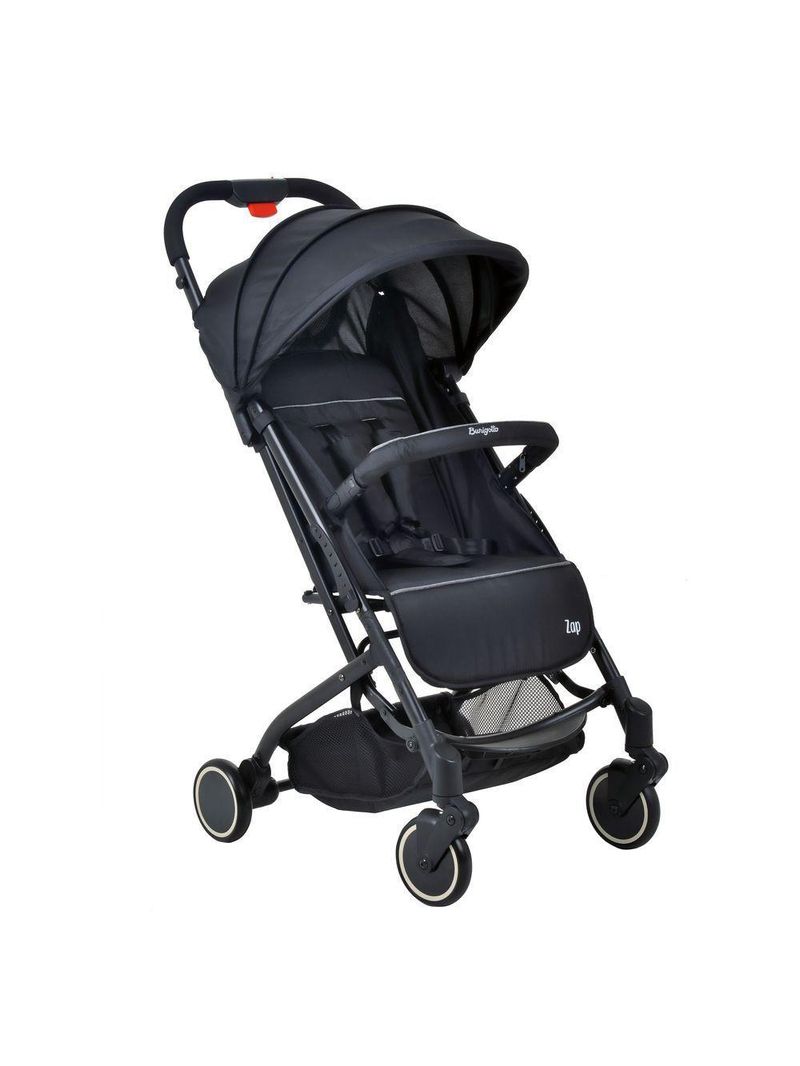 Carrinho de Bebê para Passeio Burigotto Zap 0 Meses até 15 kg Black Preto