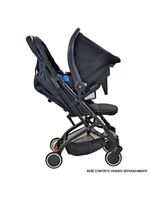 Carrinho de Bebê para Passeio Burigotto Zap 0 Meses até 15 kg Black Preto